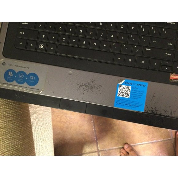 HP 2000  Notebook AMD E-450 1.6GHz 4GB RAM 120 GB SSD Win11 - Picture 2 of 4